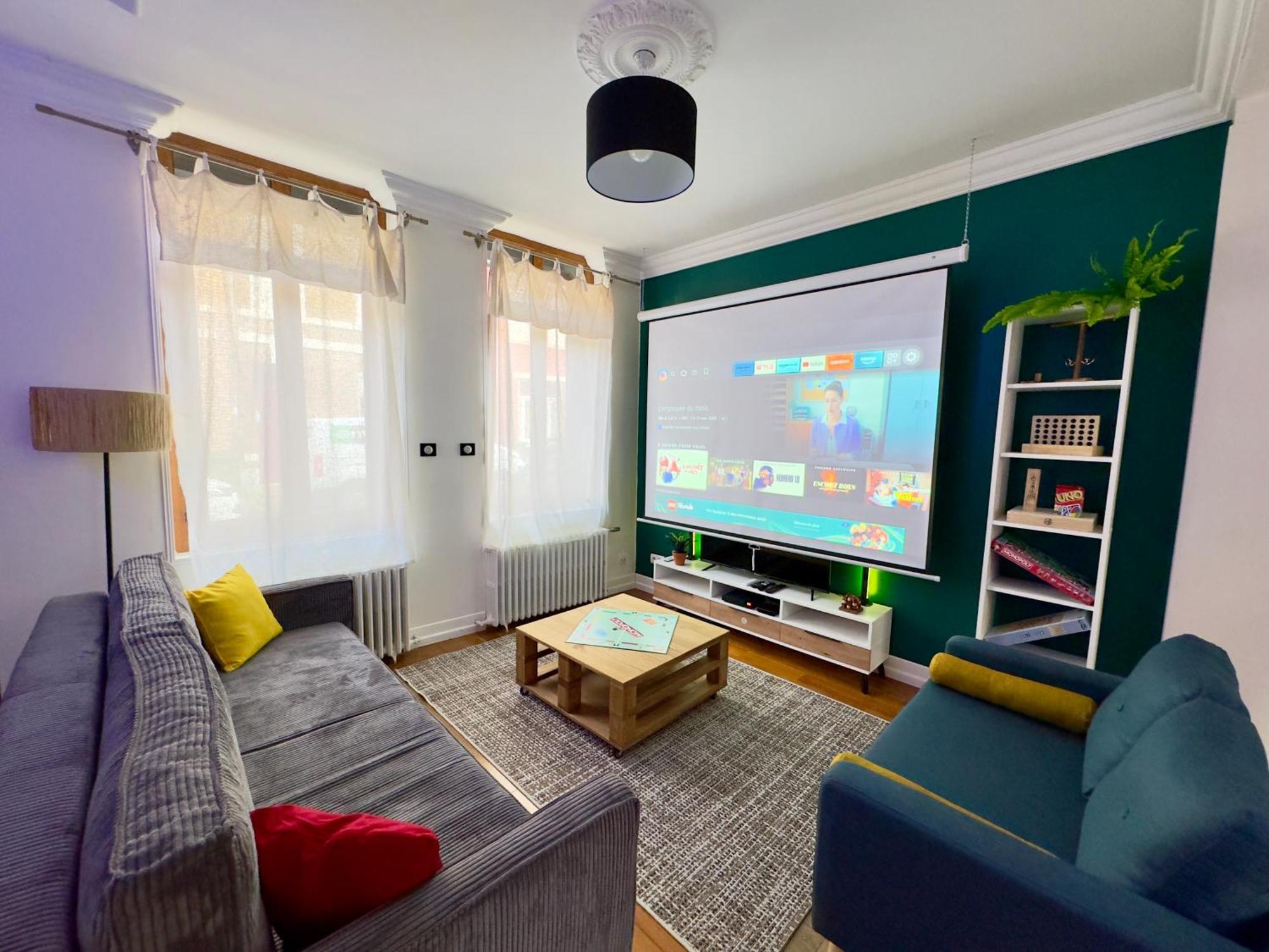 Maison 3Ch - Cinema - Game Room - Parking - Gare Amiens Exterior foto